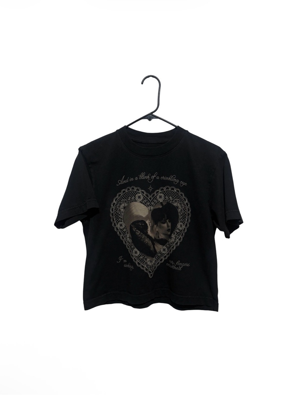 Taylor Swift Blink Of A Crinkling Eye Crop Top